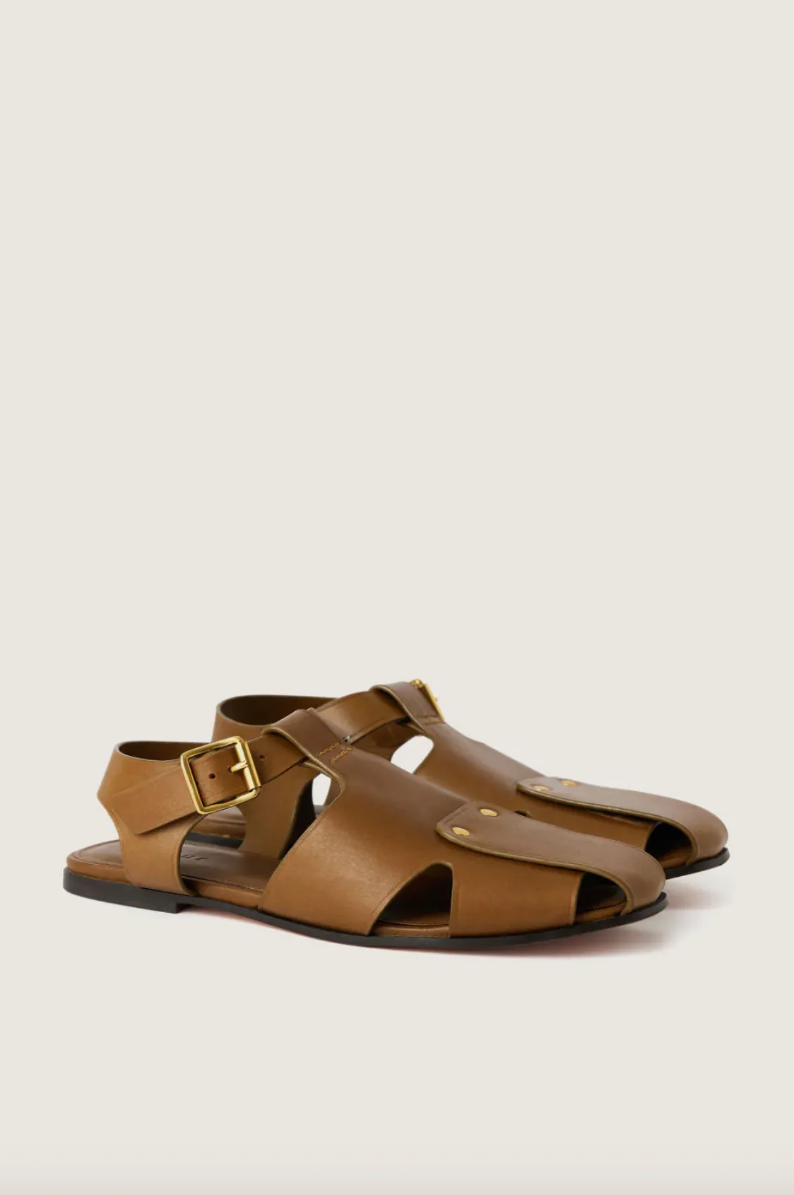 April Fisherman Tan Sandals