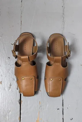 April Fisherman Tan Sandals