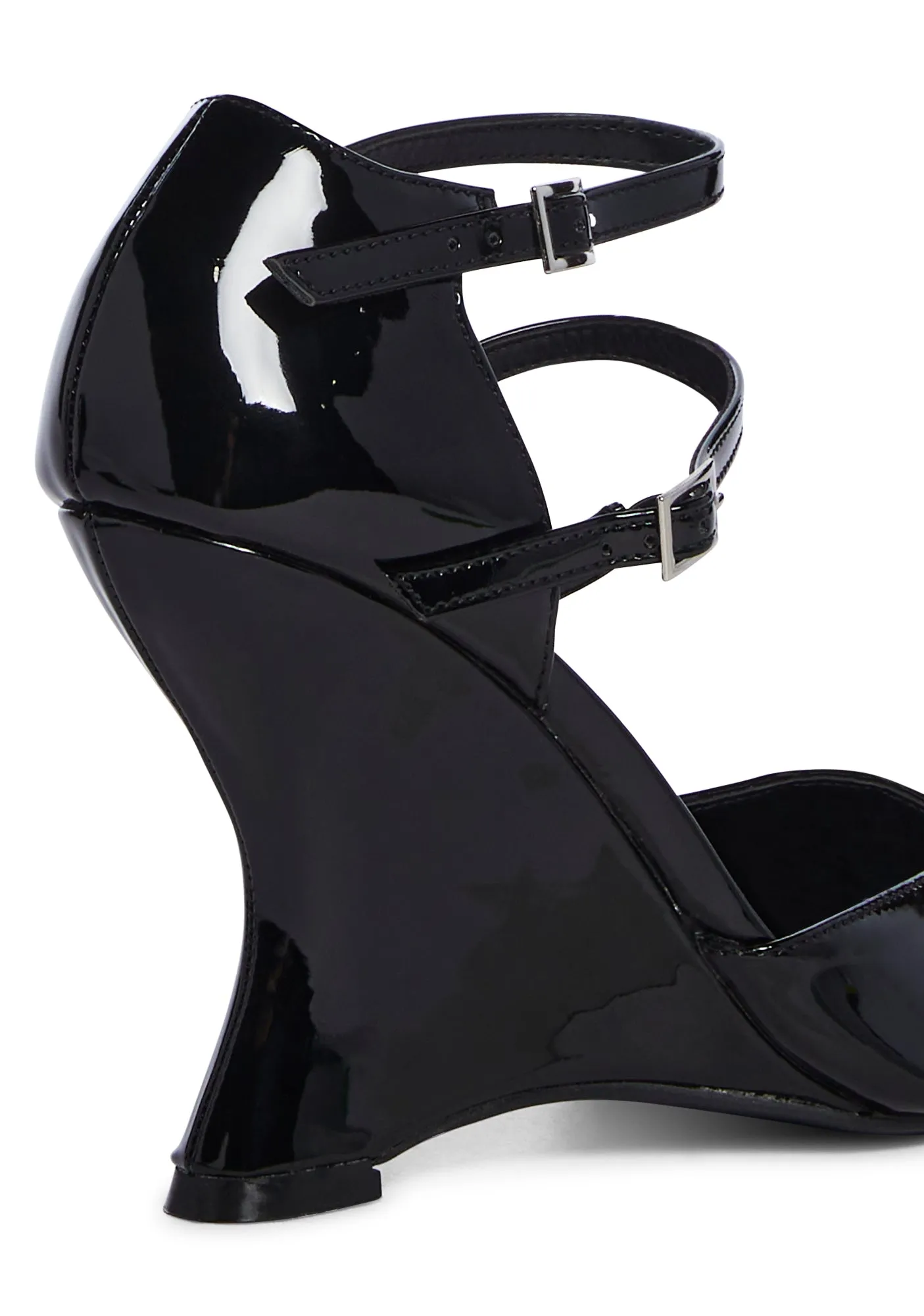 Aspiration Wedge Heels- Black