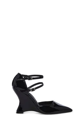 Aspiration Wedge Heels- Black