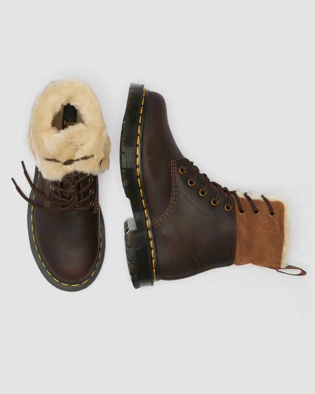 Dr. Marten 1914 Kolbert Snowflow Brown R24977201 $254.98 UK SIZES