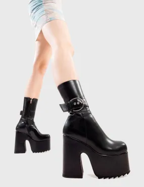 Dreamscape Chunky Platform Calf Boots