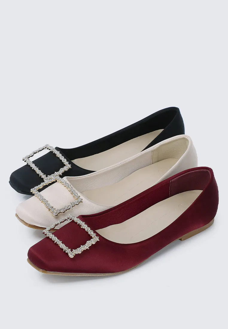 Elsa Comfy Ballerina In Maroon