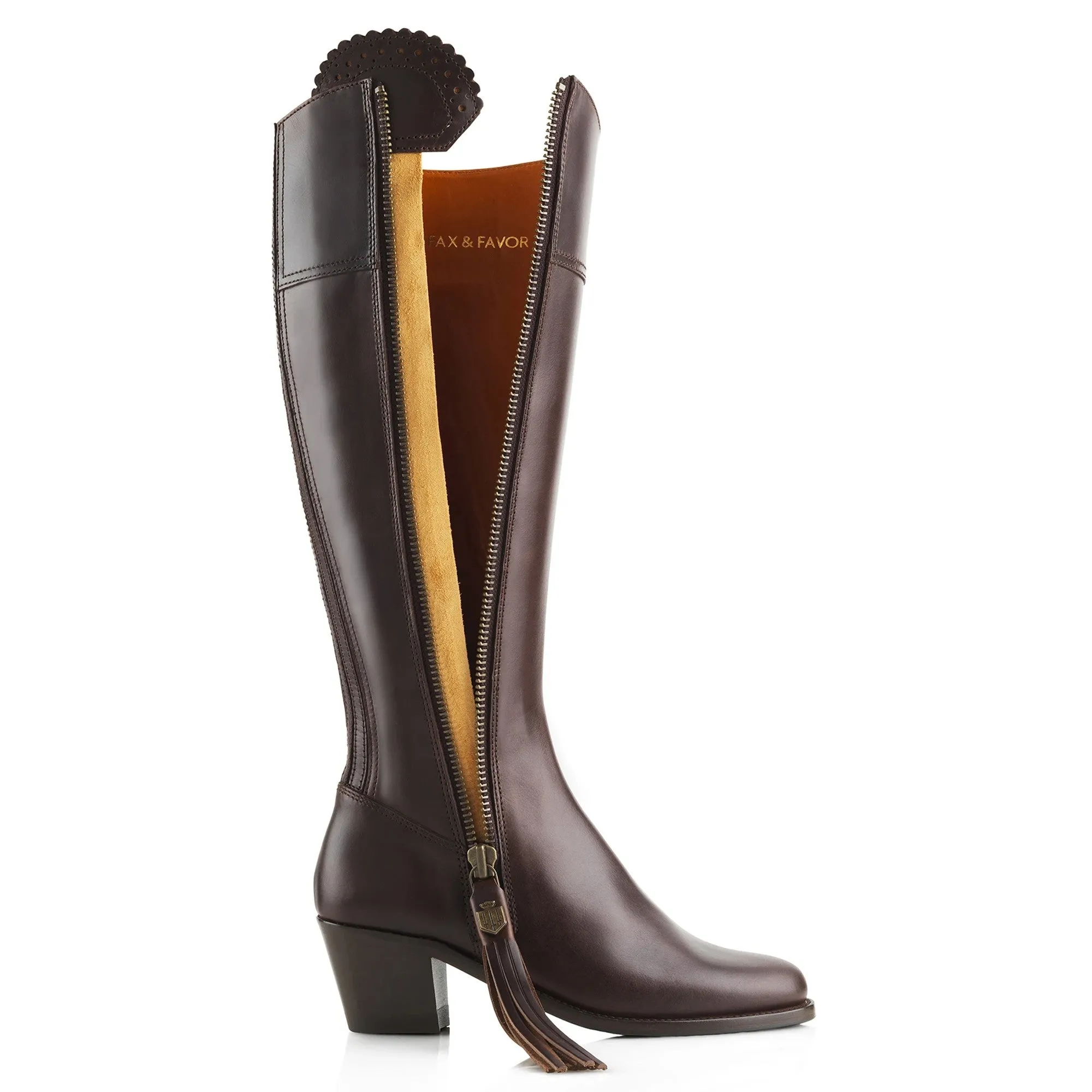 Fairfax & Favor Heeled Regina Leather Boot