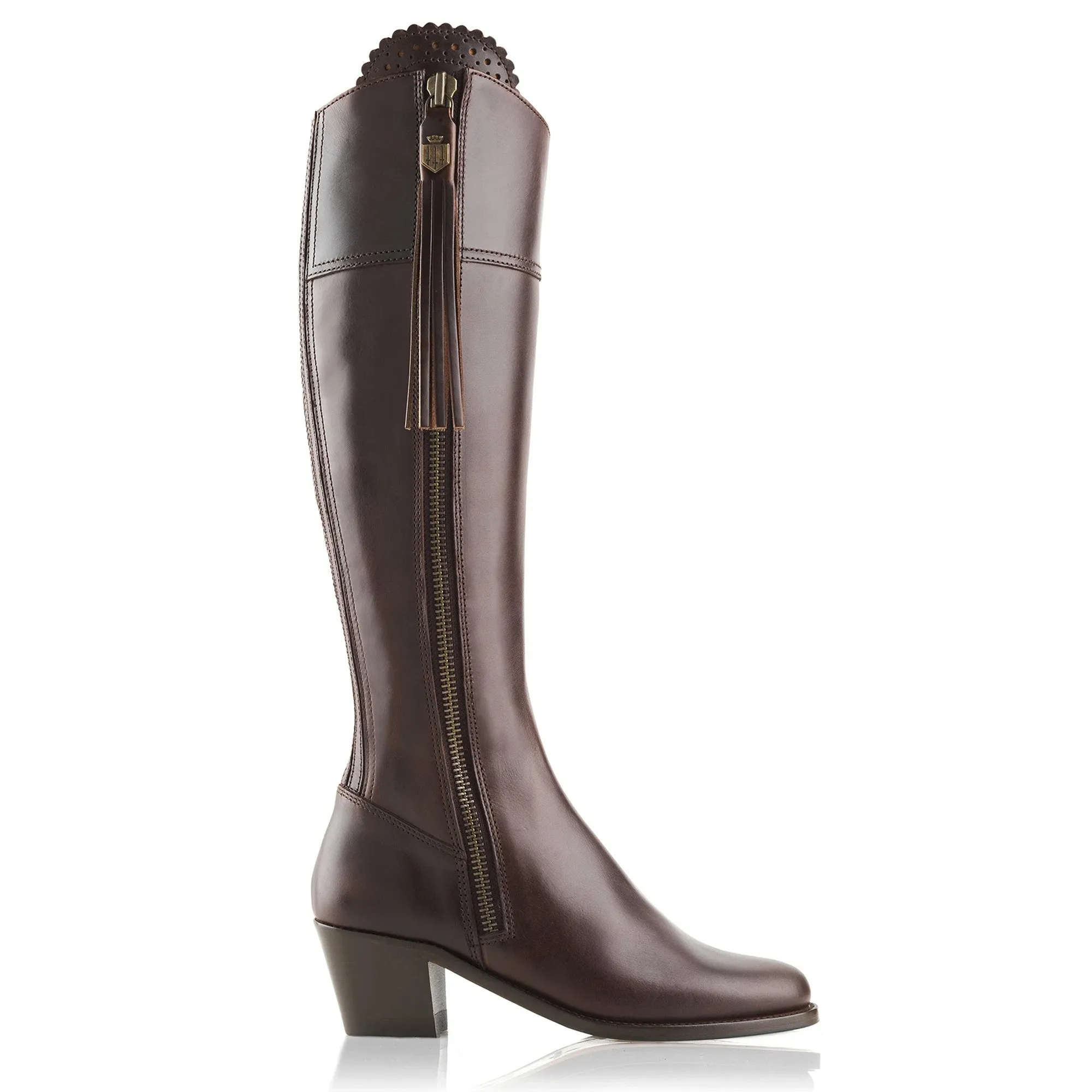 Fairfax & Favor Heeled Regina Leather Boot