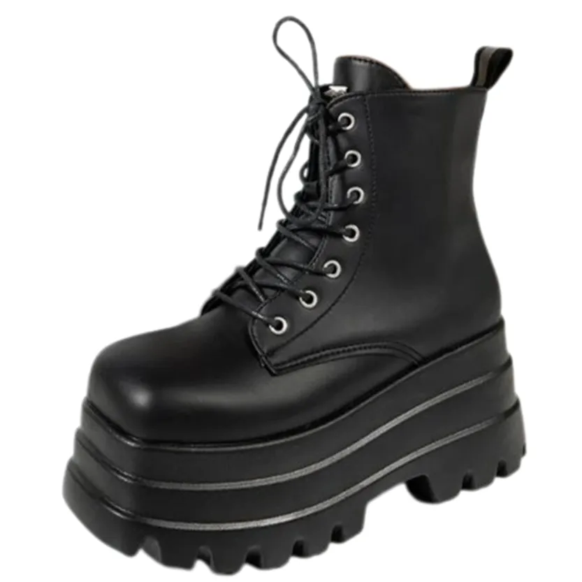 Funki Buys | Boots | Women's Gothic Punk Retro Biker Boots