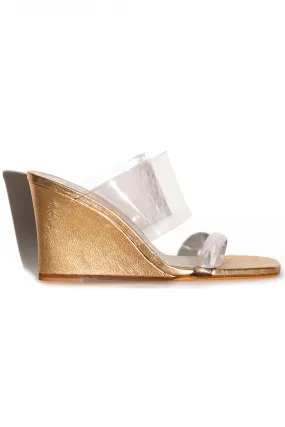 Gold Olympia Wedge