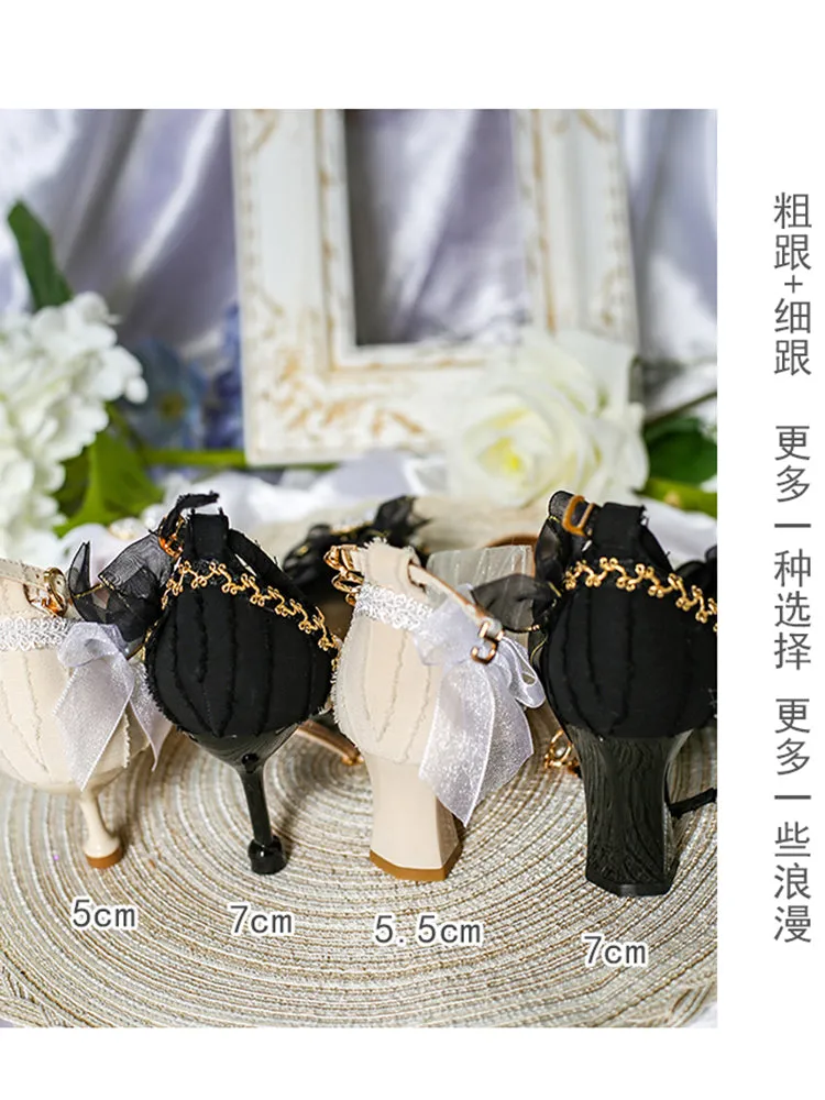 Hexagram～Miss Furla～French Lolita Elegant High Heels