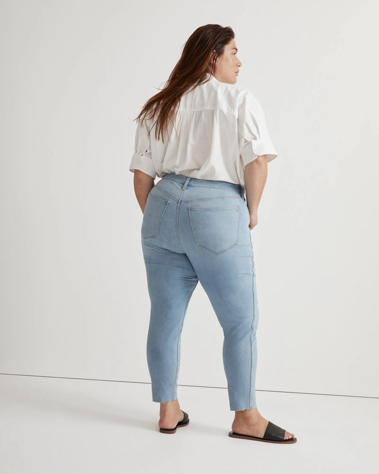 High Rise Skinny Crop Jeans | Charlemont Wash