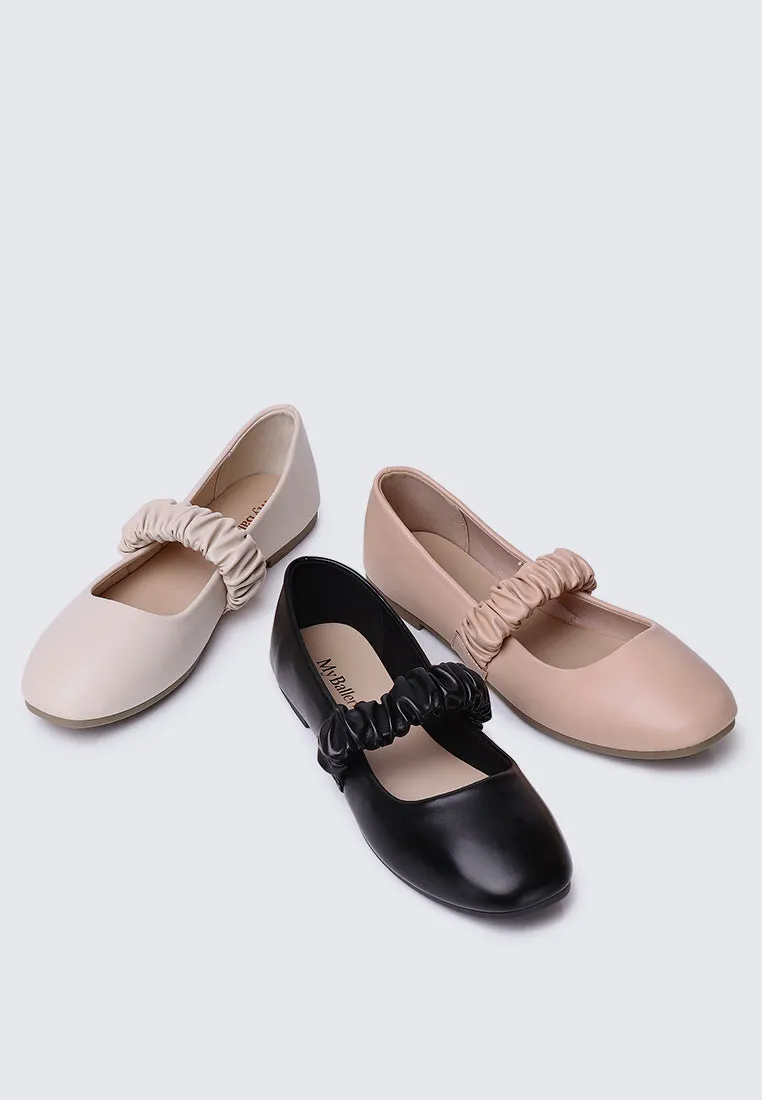 Jojo Comfy Ballerina  In Beige