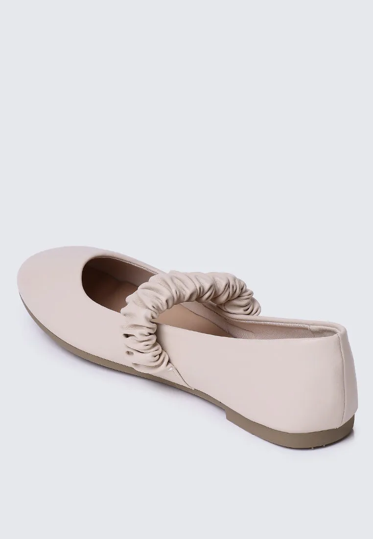 Jojo Comfy Ballerina  In Beige