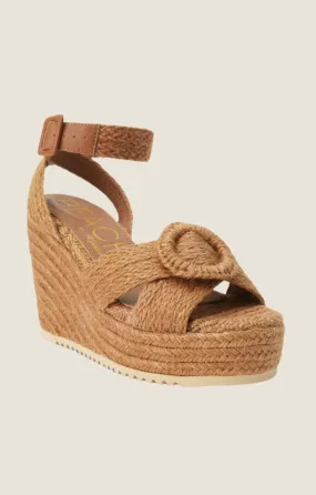 Kai Terracotta Woven Wedge Sandal