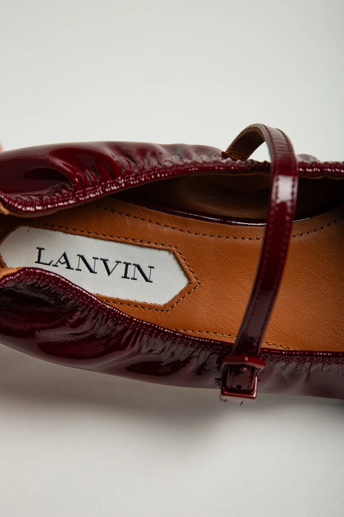 LANVIN | HEELED BALLERINA FLATS