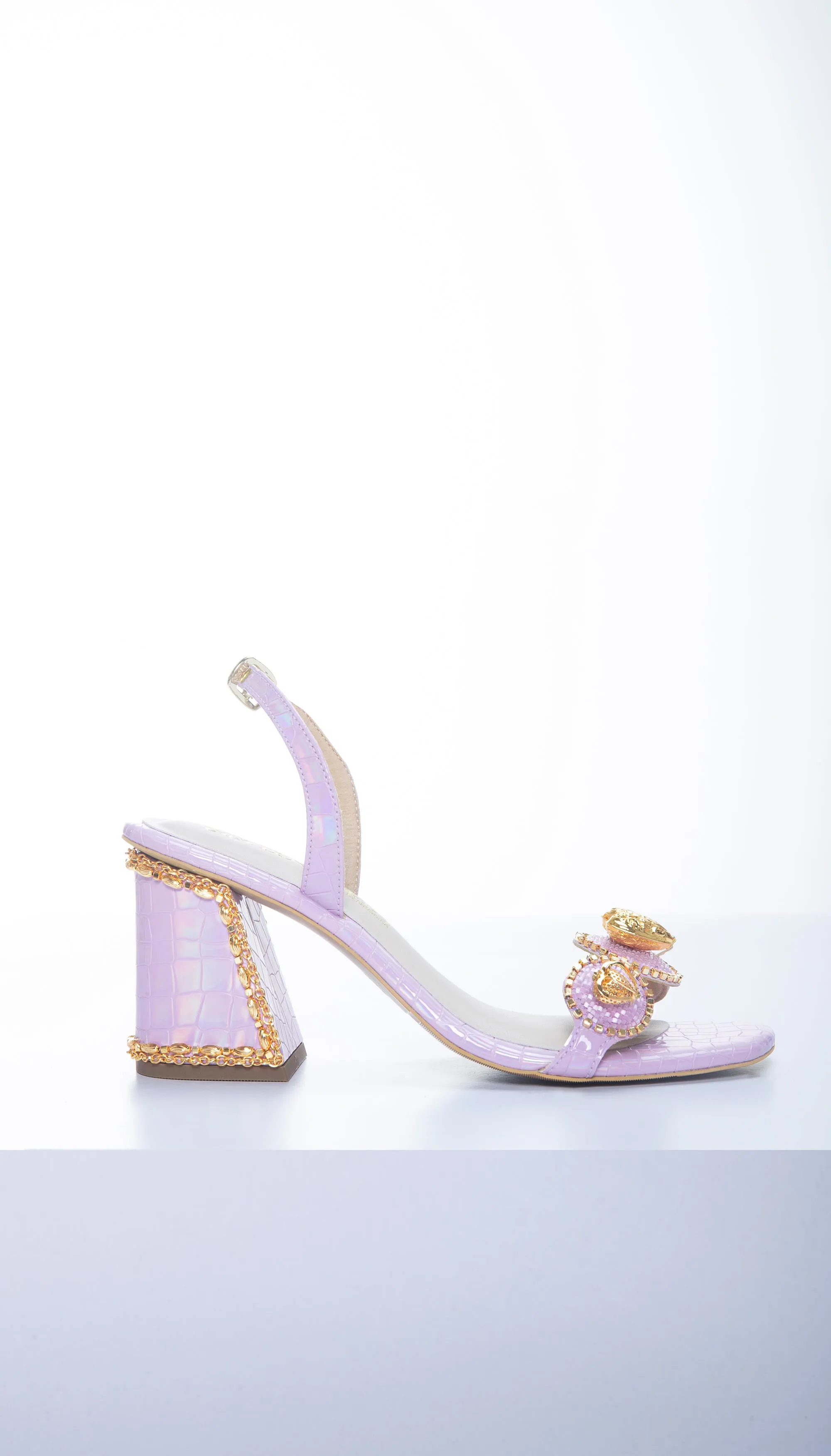 Le Macaron : Lavender - Lilac Block heels