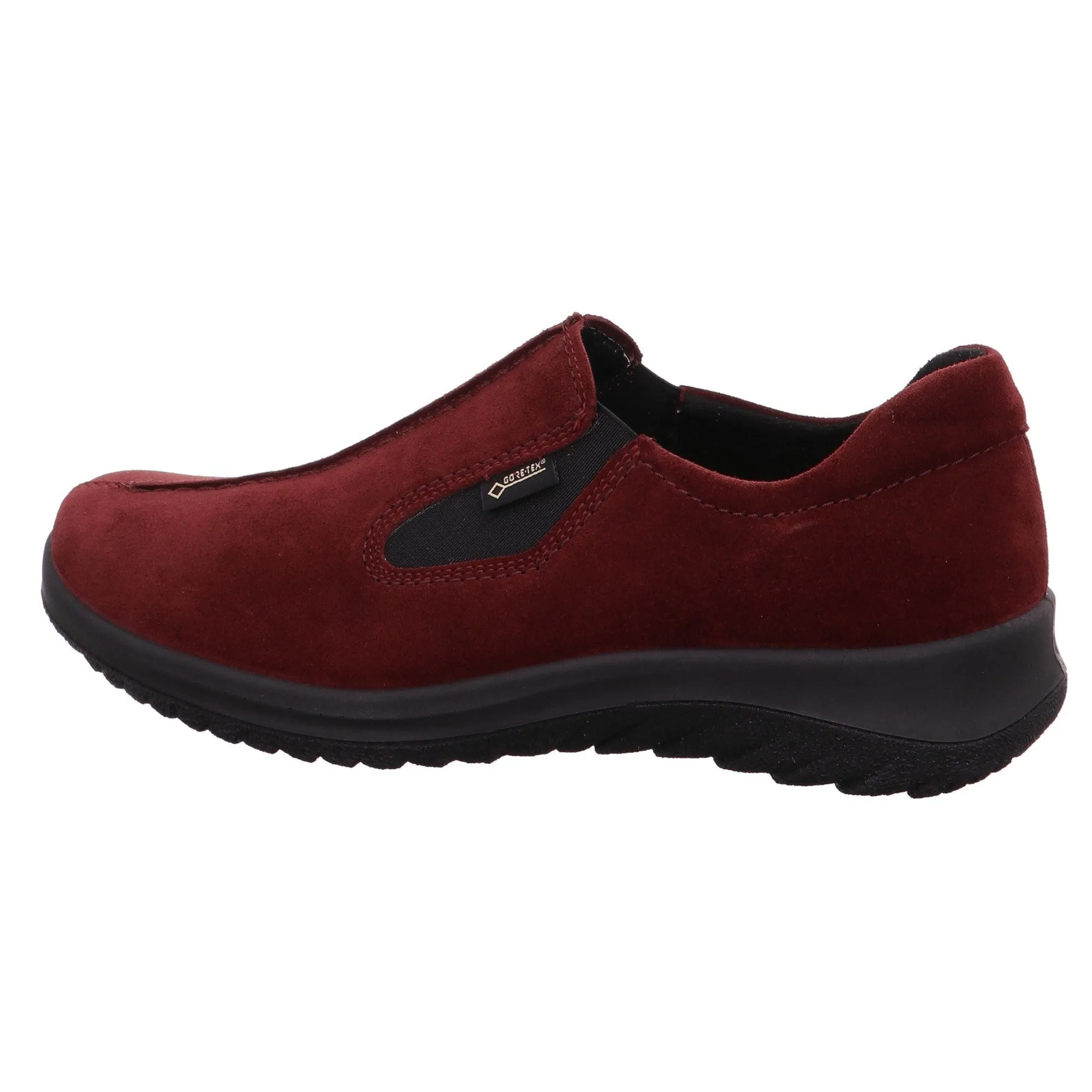 Legero 2-009568-5910 Softboot Red Waterproof Suede Slip On Loafers