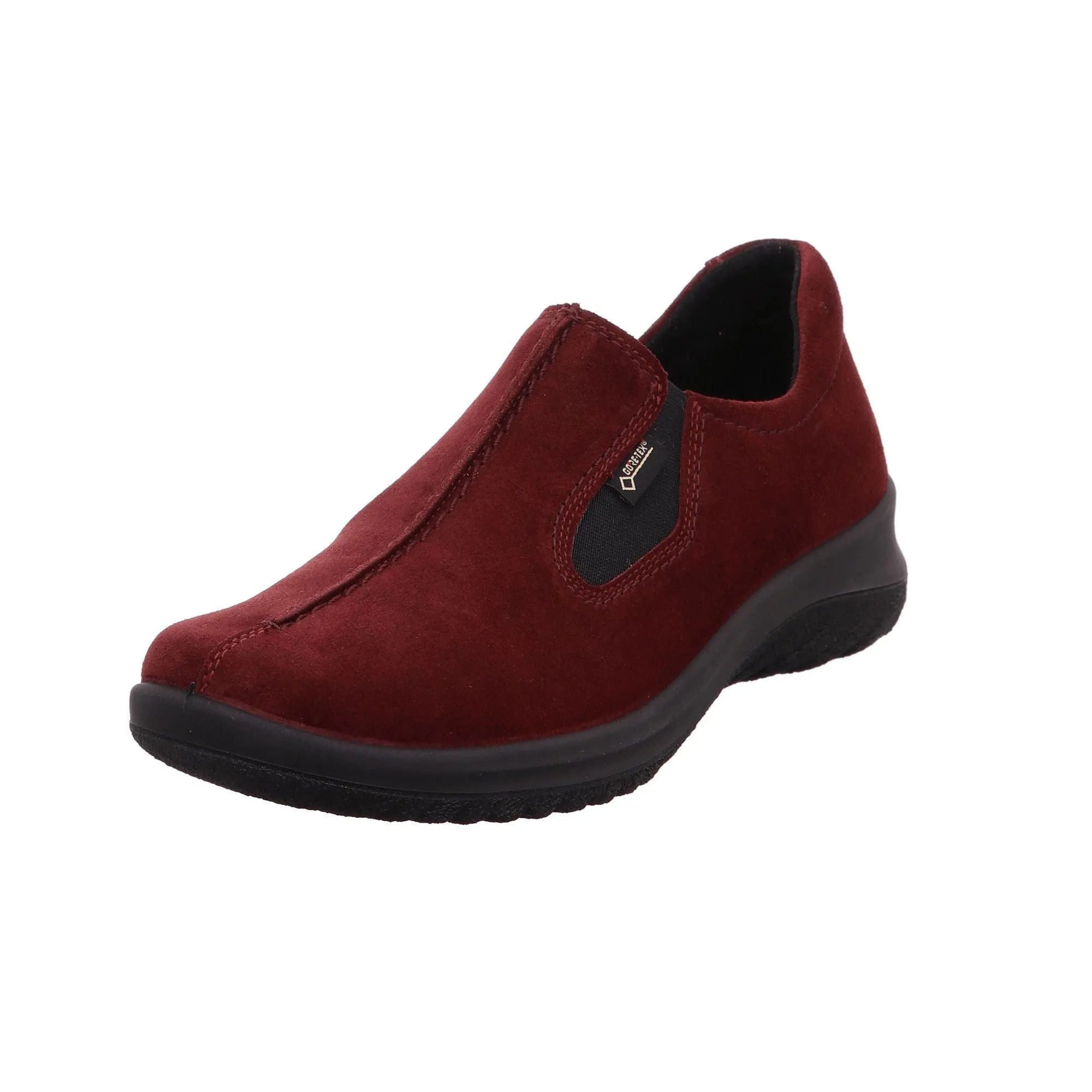 Legero 2-009568-5910 Softboot Red Waterproof Suede Slip On Loafers