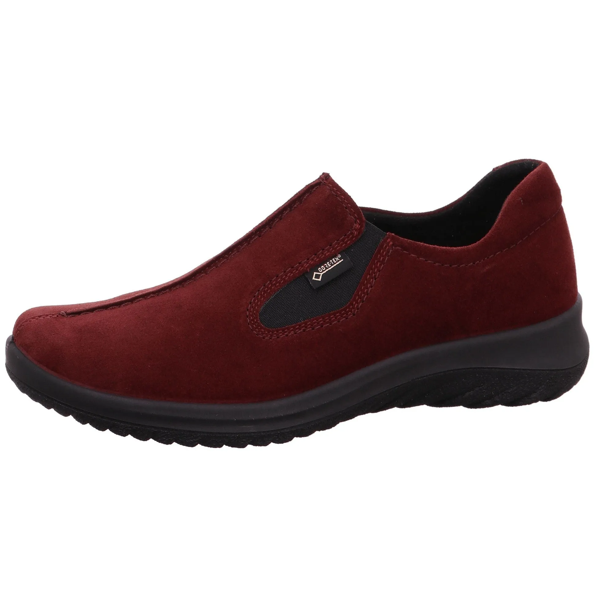 Legero 2-009568-5910 Softboot Red Waterproof Suede Slip On Loafers