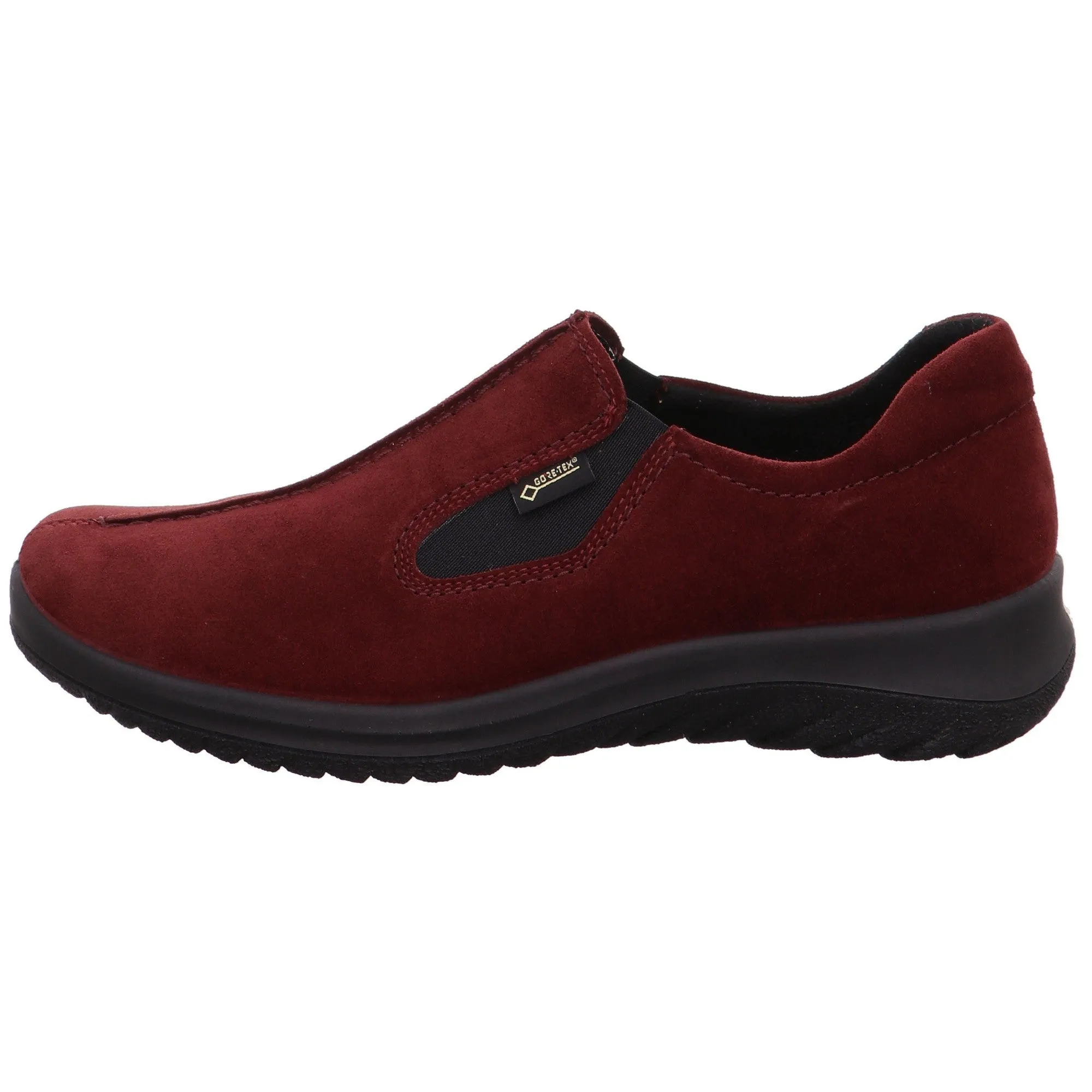 Legero 2-009568-5910 Softboot Red Waterproof Suede Slip On Loafers