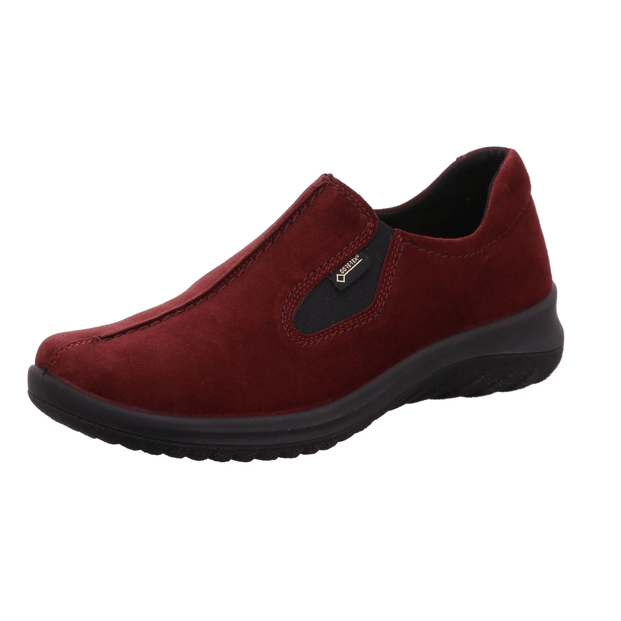 Legero 2-009568-5910 Softboot Red Waterproof Suede Slip On Loafers