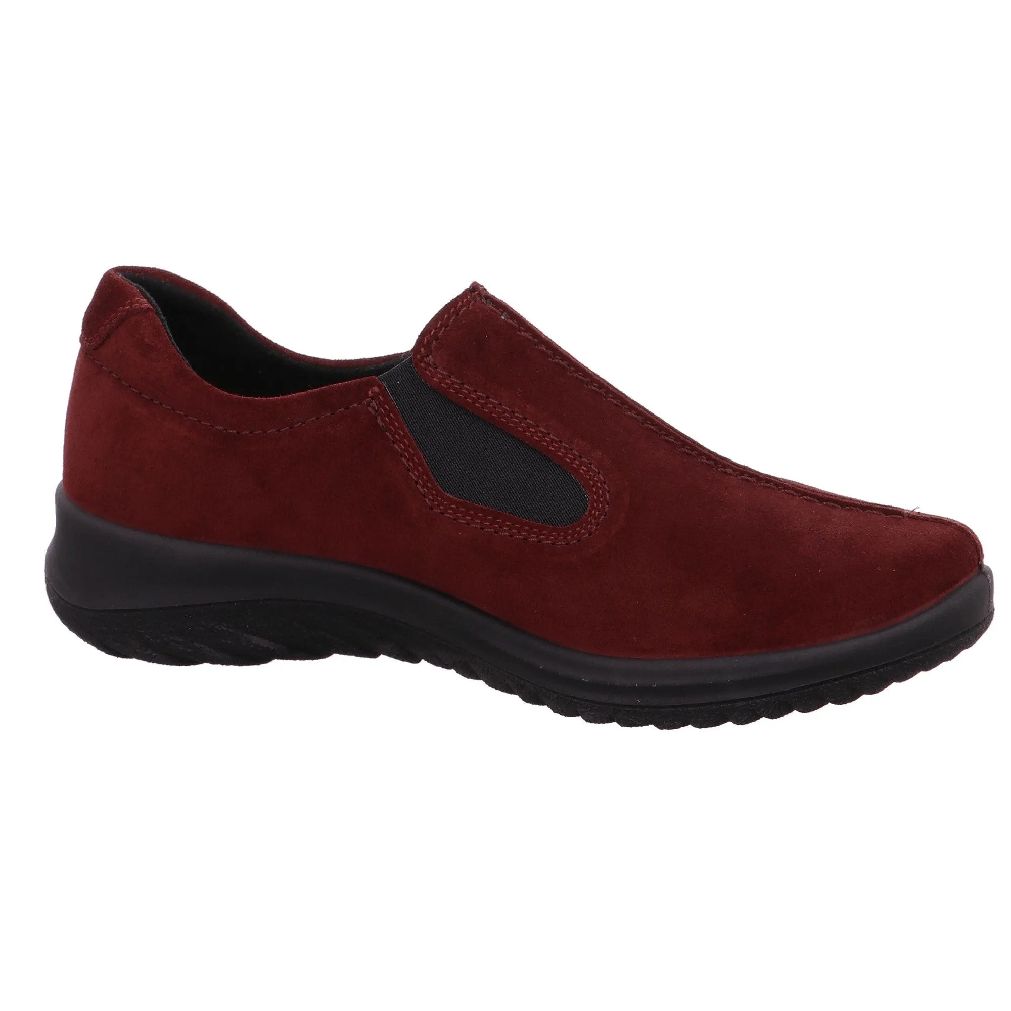 Legero 2-009568-5910 Softboot Red Waterproof Suede Slip On Loafers