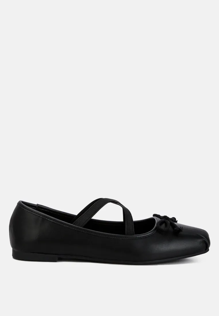 Leina Recycled Faux Leather Ballet Flats