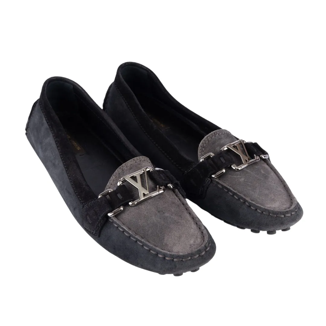 Louis Vuitton Suede Oxford Loafers