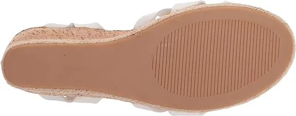 Madden Girl Women's Cortette Cork Wedge Sandal - White CORT01J1