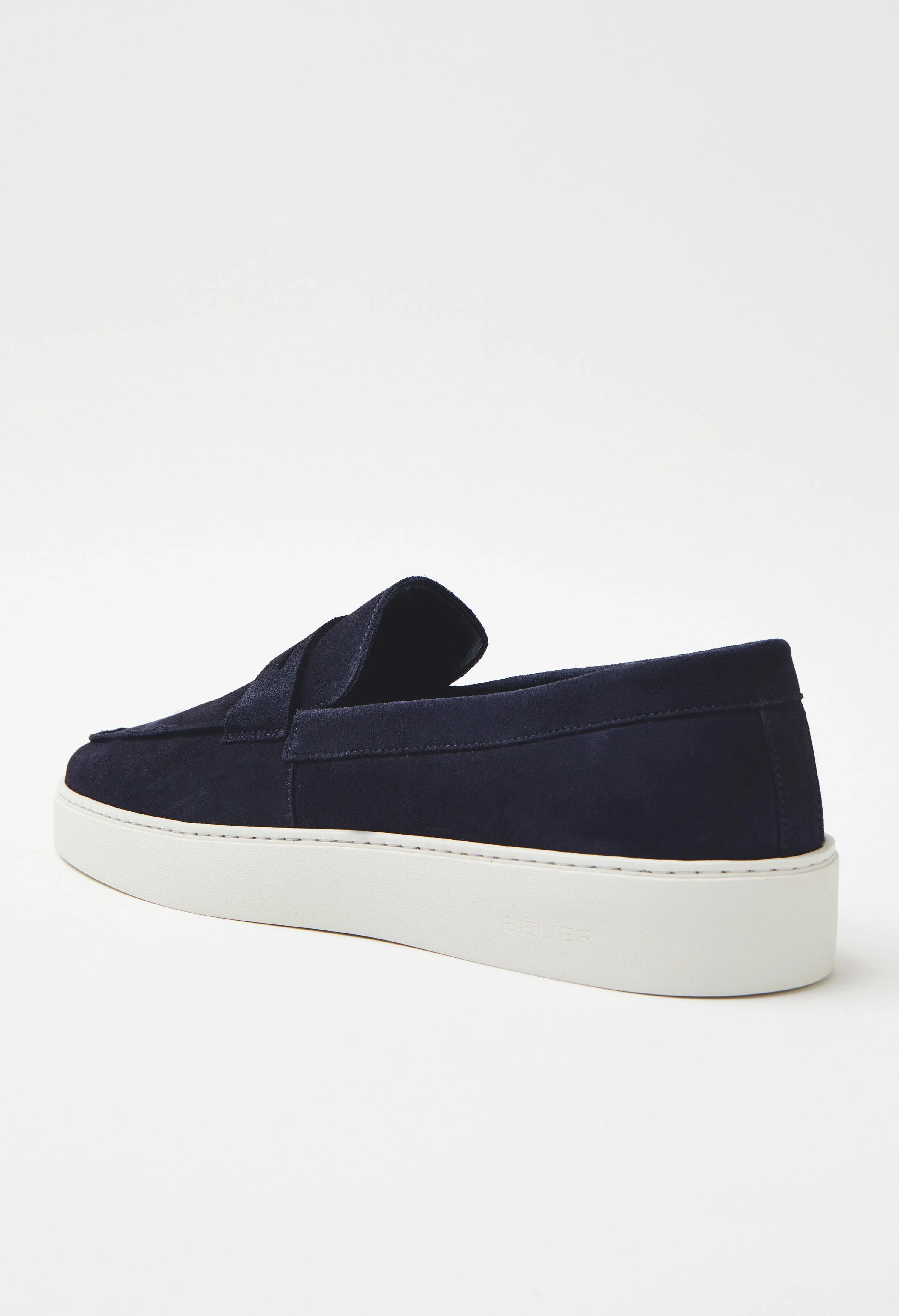 Men's Belier Midnight Navy Suede Loafers