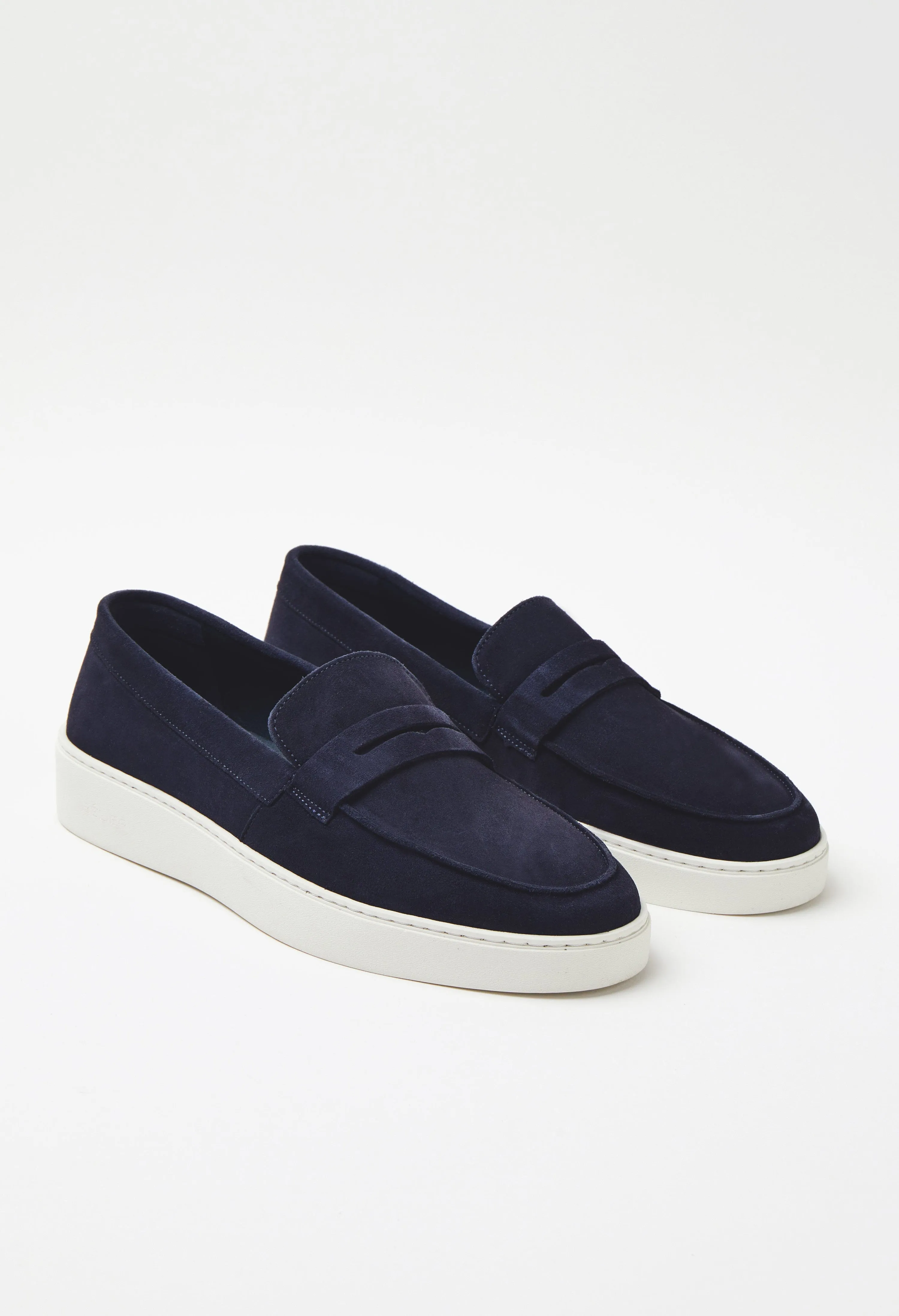 Men's Belier Midnight Navy Suede Loafers