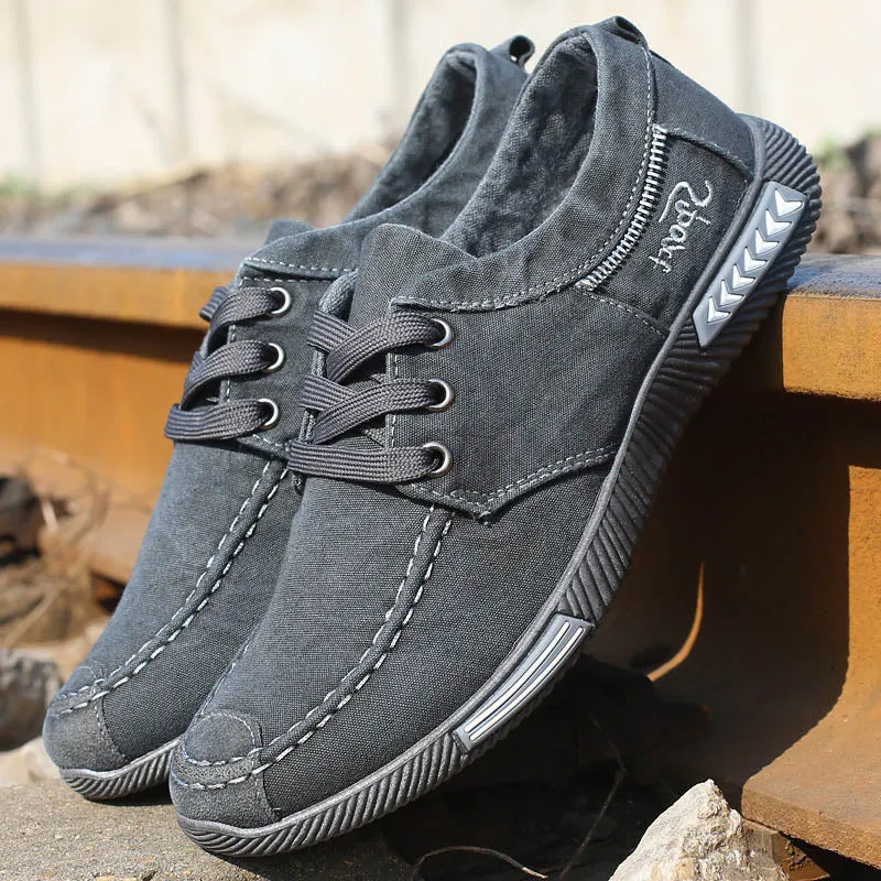 Men's Spring / Autumn Denim Lace-Up Casual Shoes