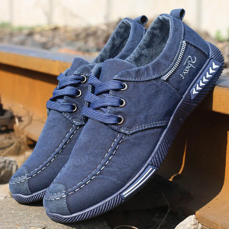 Men's Spring / Autumn Denim Lace-Up Casual Shoes