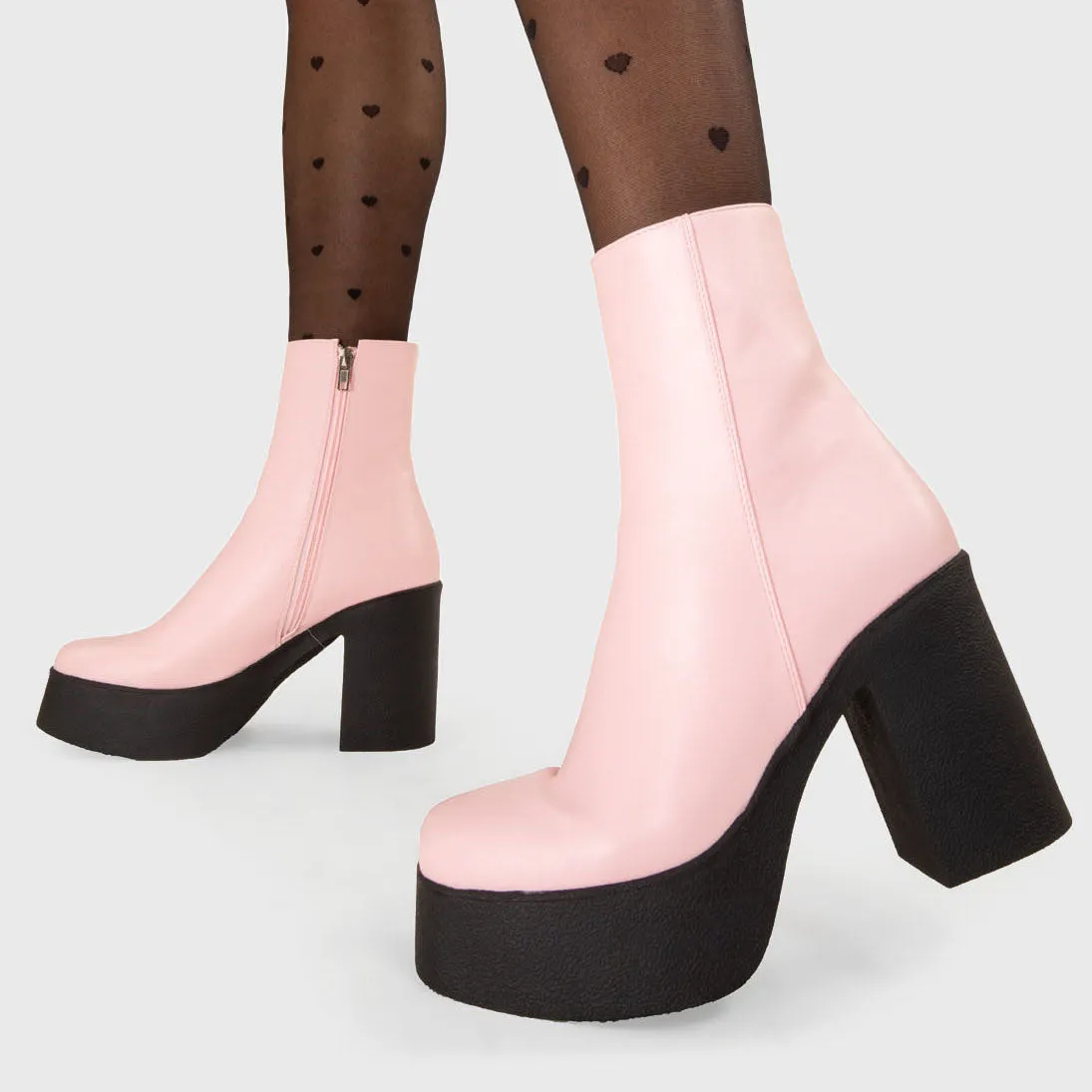 My Hero Platform Ankle Boots