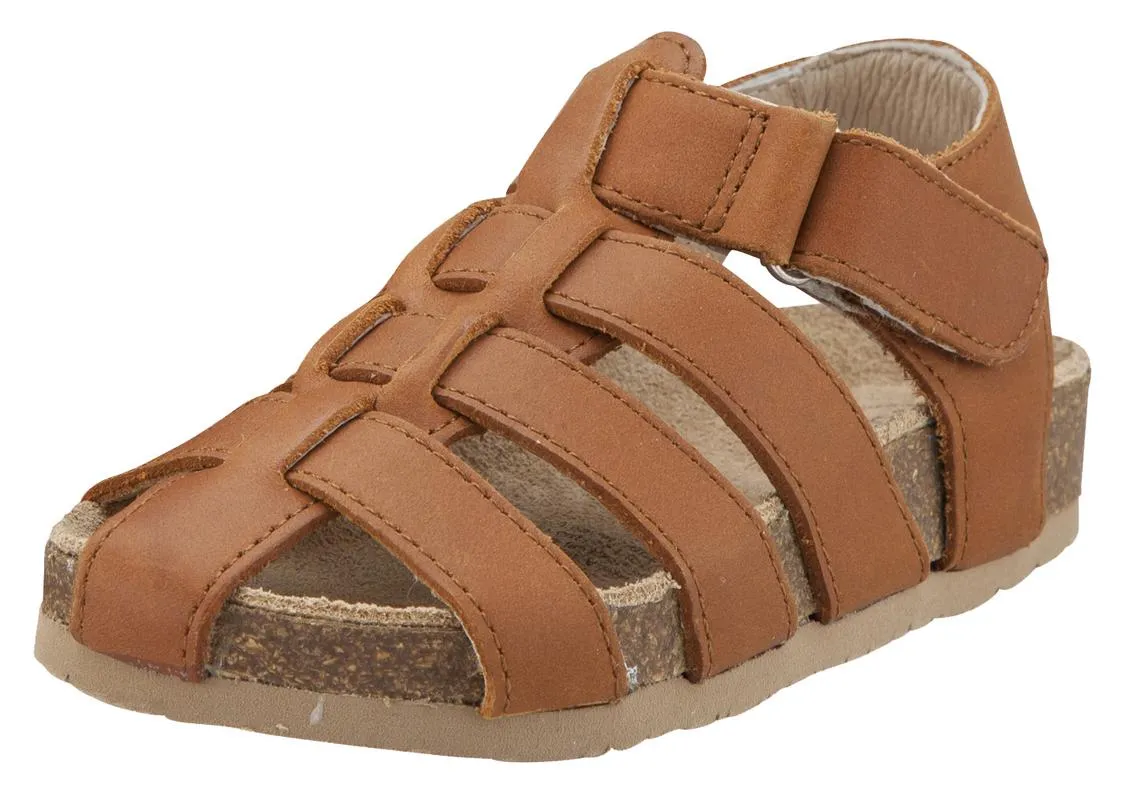 Old Soles Boy's Roadstar Fisherman Tan Leather Sandals