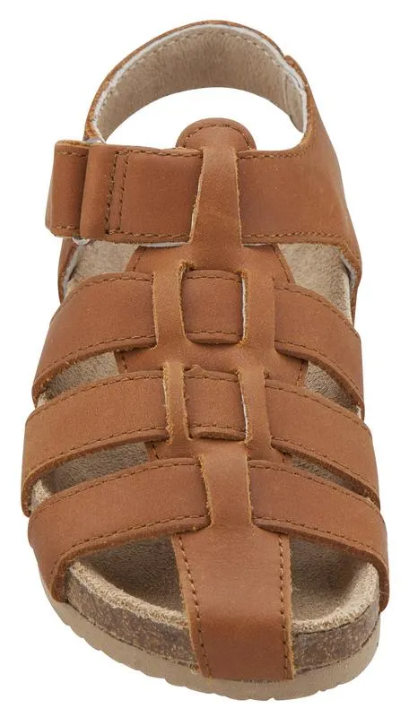 Old Soles Boy's Roadstar Fisherman Tan Leather Sandals