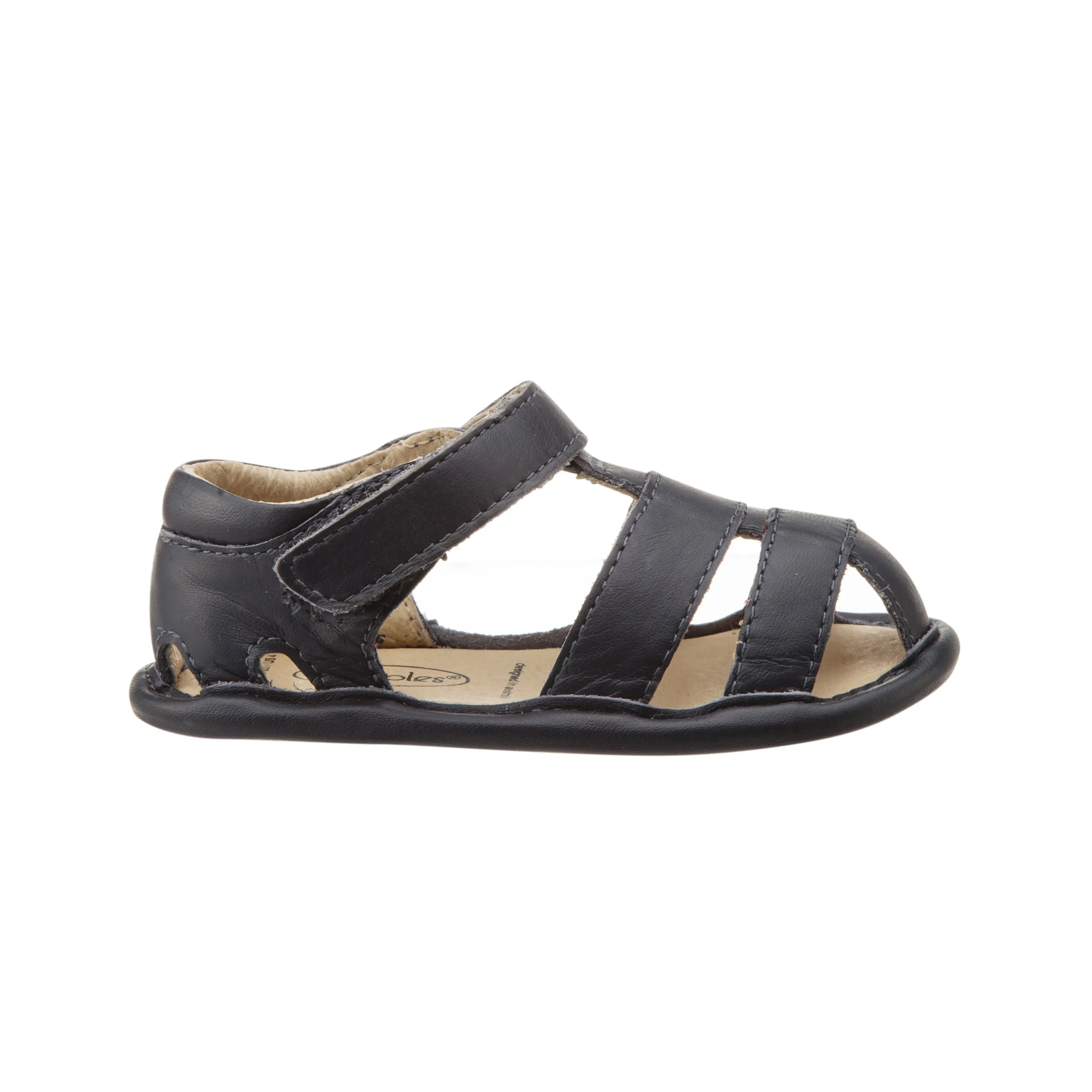 Old Soles Navy Blue Leather Sandy Sandals