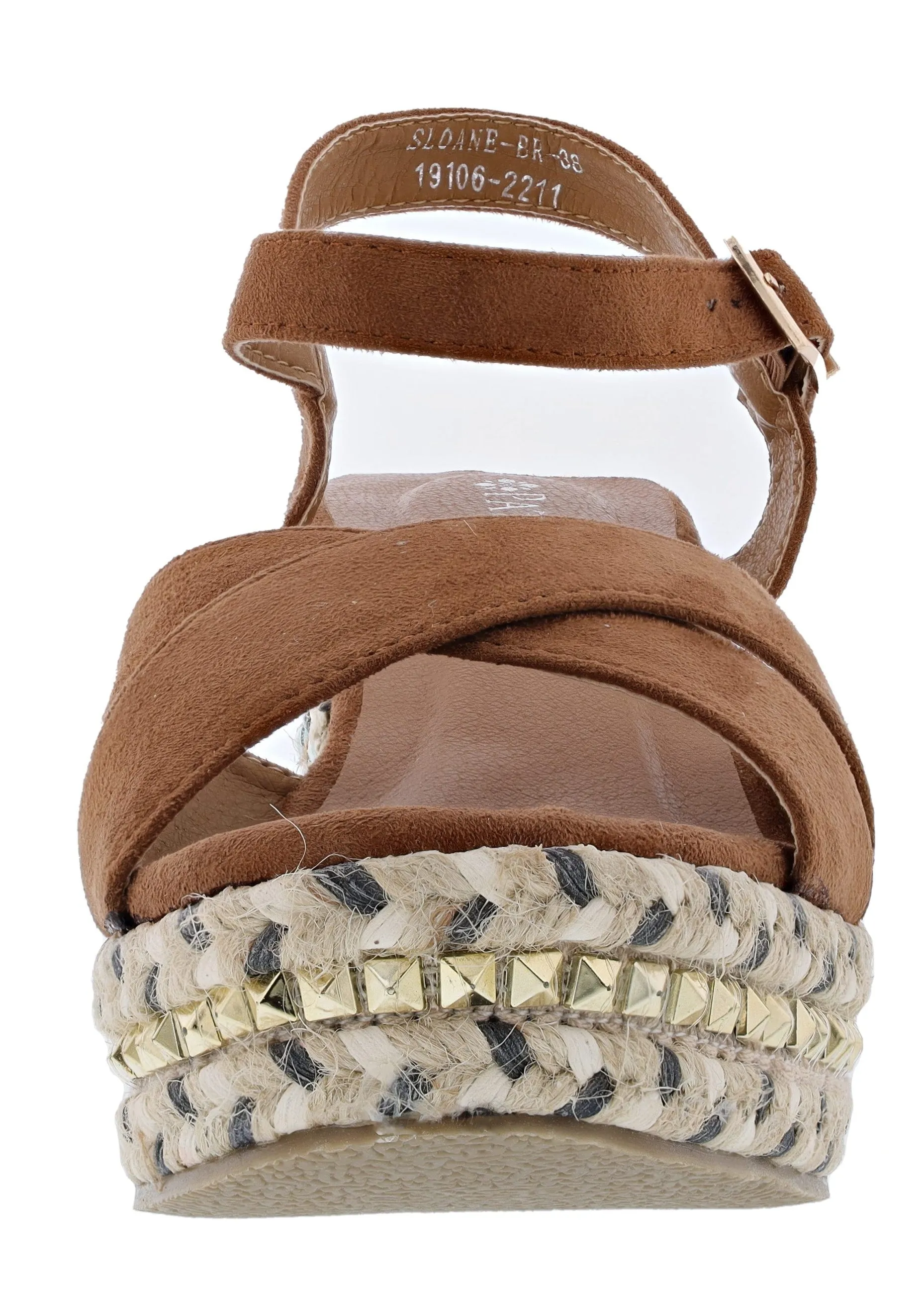 Patrizia Sloane Studded Wedge Sandals By Spring Step