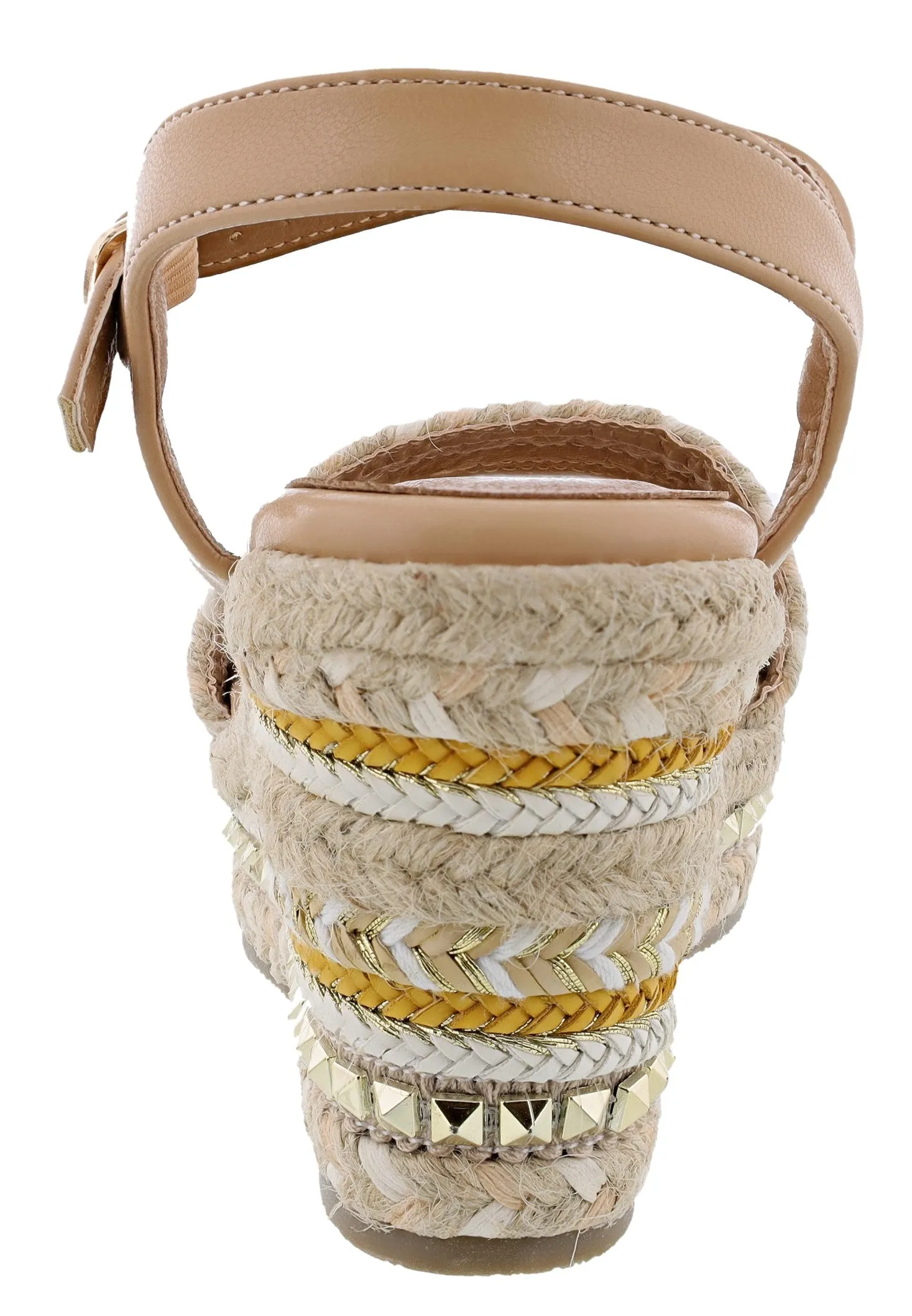 Patrizia Tisch Woven Wedge Sandals by Spring Step