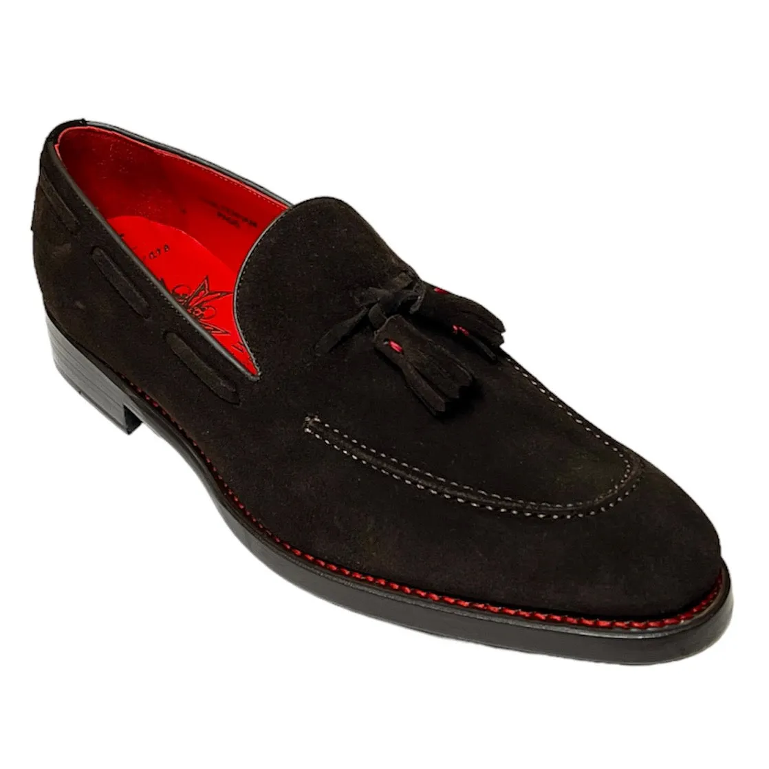 "Cheltenham" Page Suede Tassle Loafer