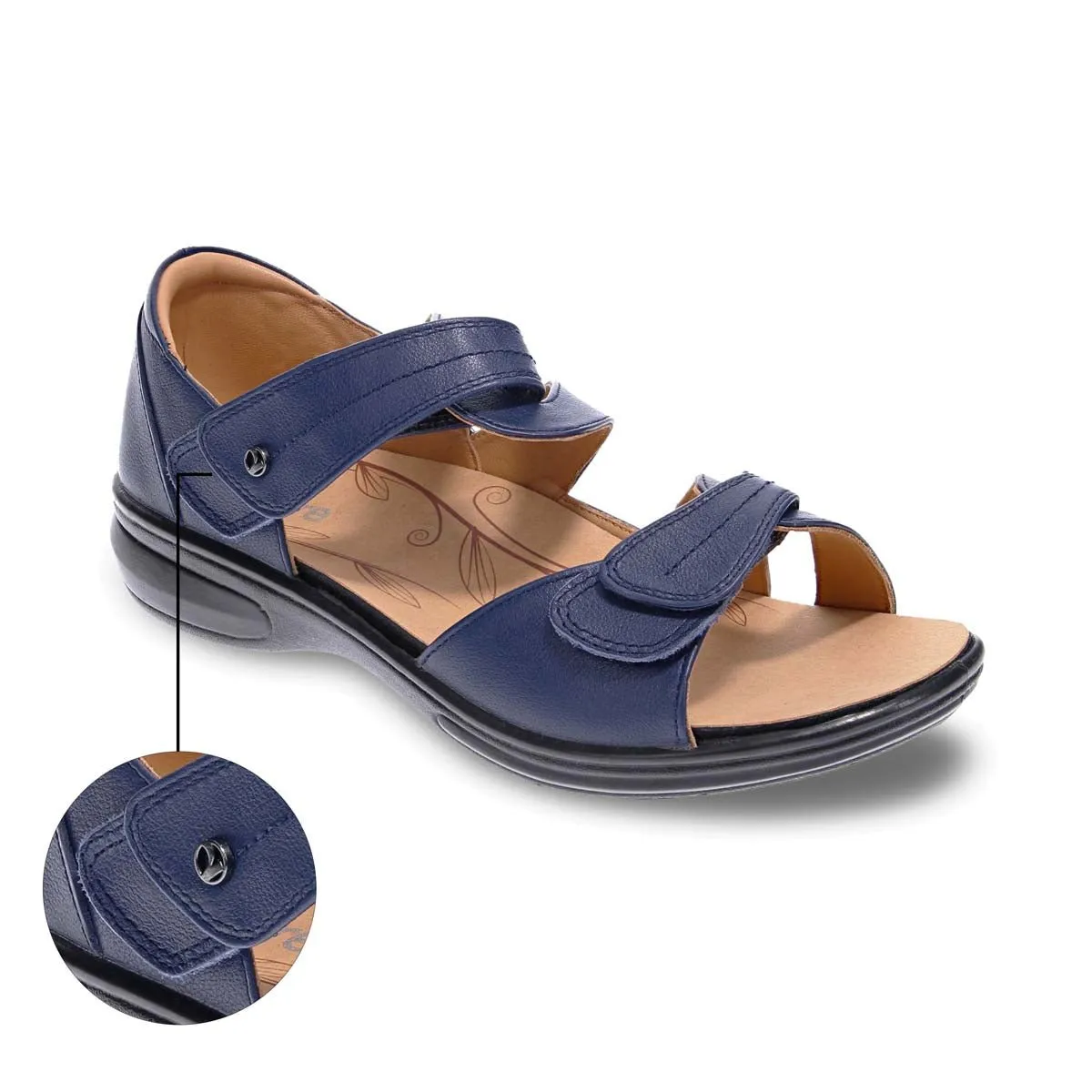 Revere Geneva Women Sandals In Blue French