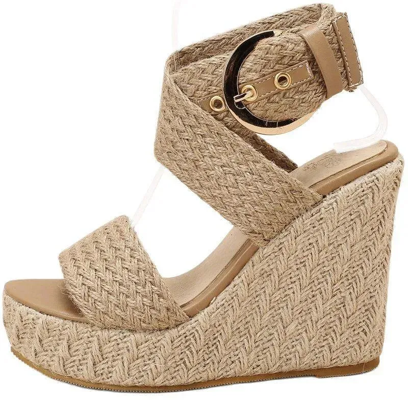 Robe Wedge Sandals Shoes