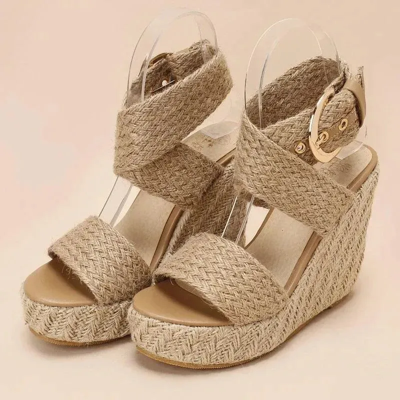 Robe Wedge Sandals Shoes