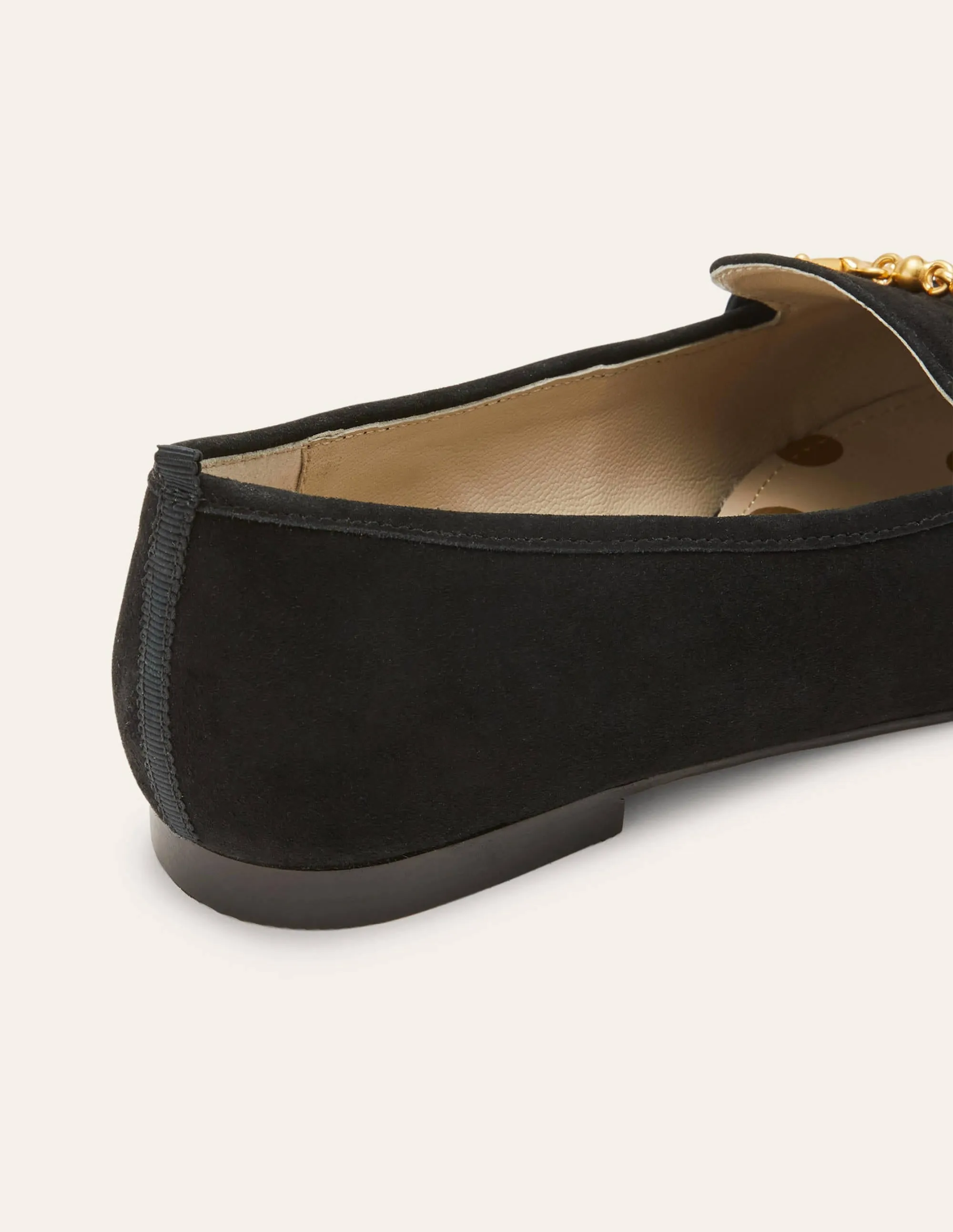 Snaffle Loafers-Black Suede