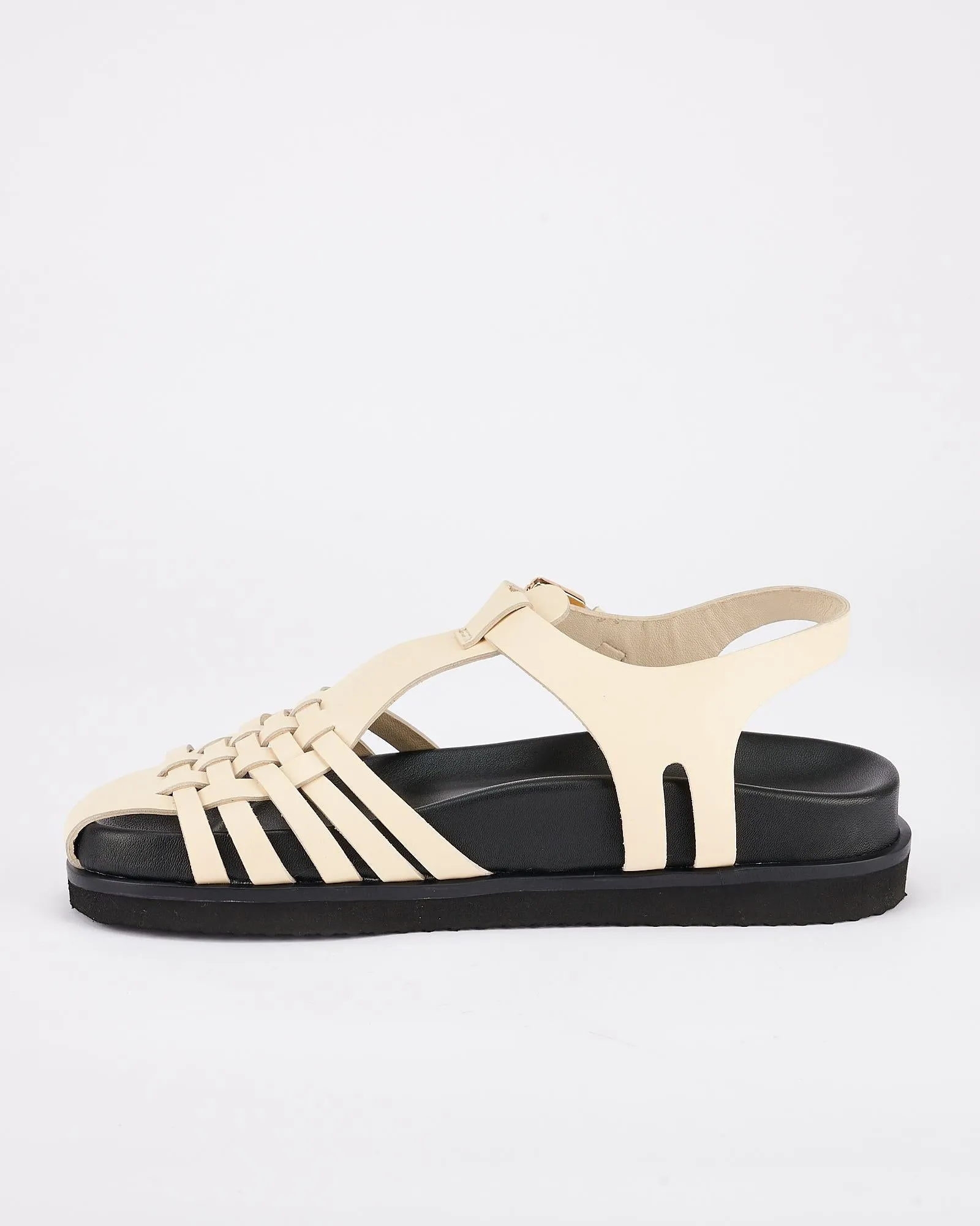 Sol Sana - Fisherman Footbed Sandals, Off White