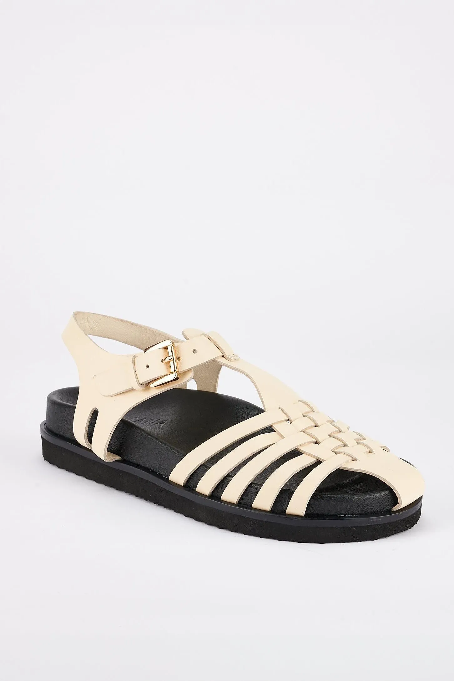 Sol Sana - Fisherman Footbed Sandals, Off White