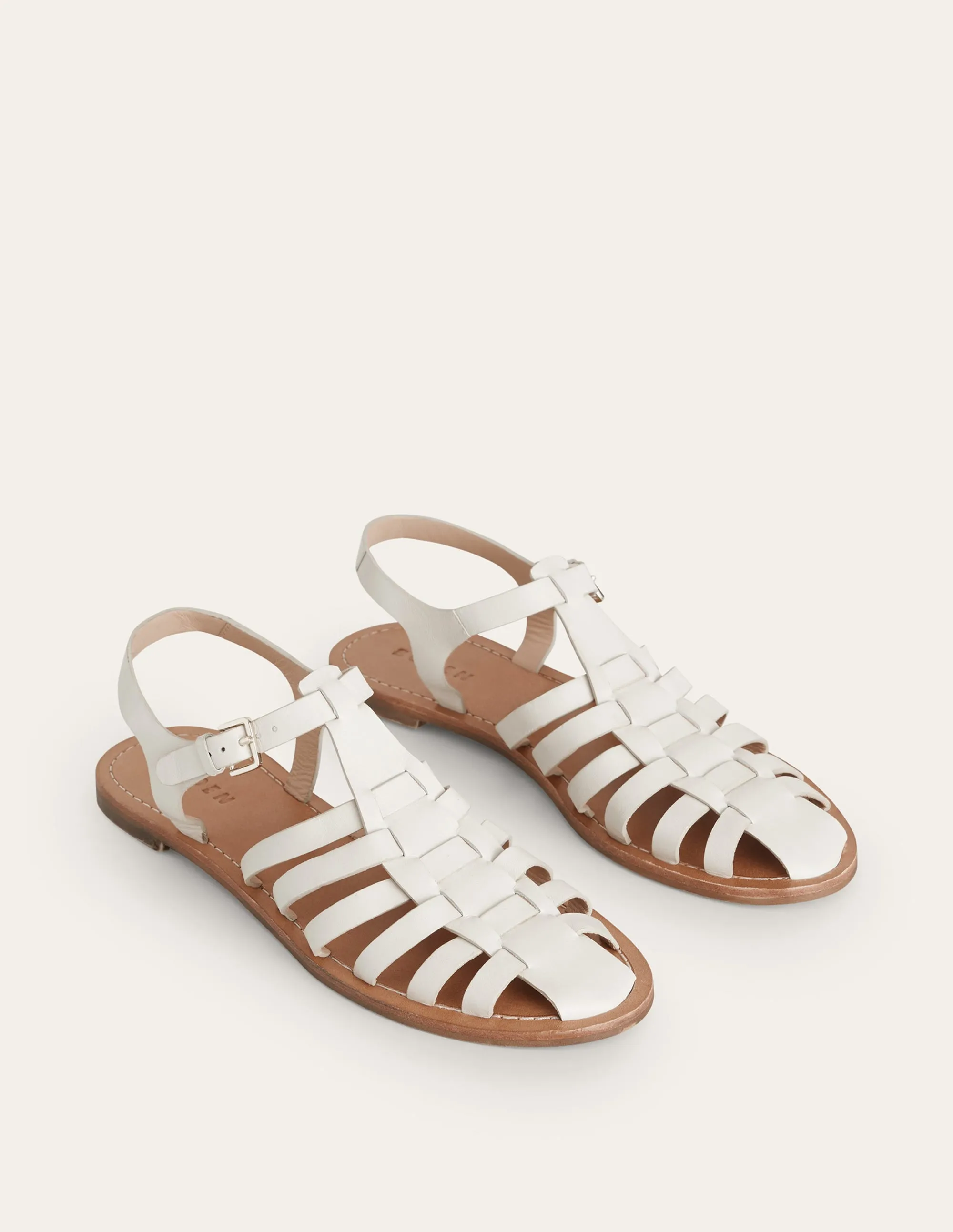 Traditional Fisherman Sandals-Ecru