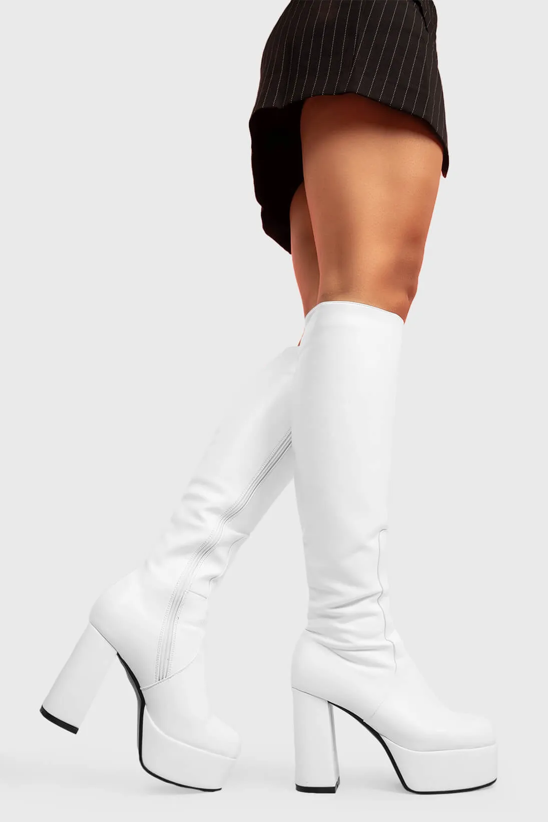 Whatta Showdown Platform Knee High Boots