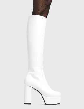 Whatta Showdown Platform Knee High Boots