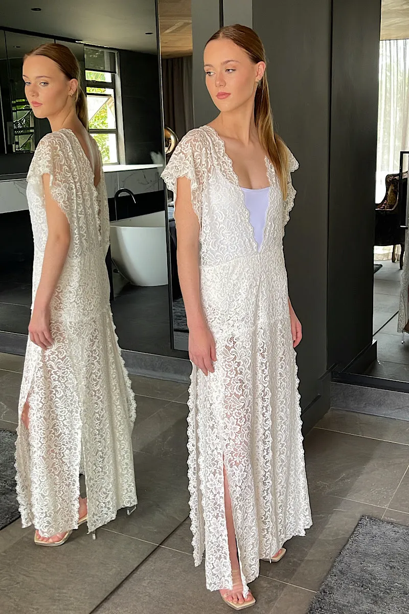 White French Lace Dress